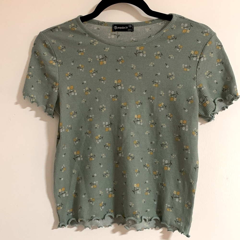 Green shirt